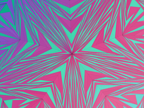 Golden Ratio Geometric Tiling Vector Art Illustration