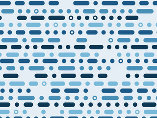Morse Code Style Pattern Geometric Modern Design © iushakovsky