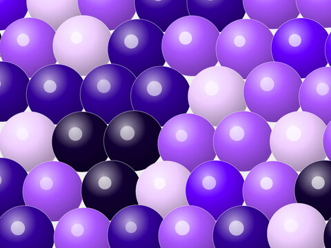 Glossy Bubble Foam Tightly Packed Abstract Background