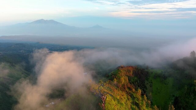 Mount Bromo and Sea of Clouds at Dawn | King kong Hills Java Island Indonesia