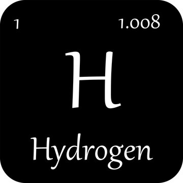 Hydrogen formule color line icon. Pictogram for web page, mobile app, promo