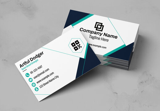 Business Card Template Layout