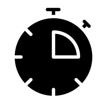 chronometer glyph icon