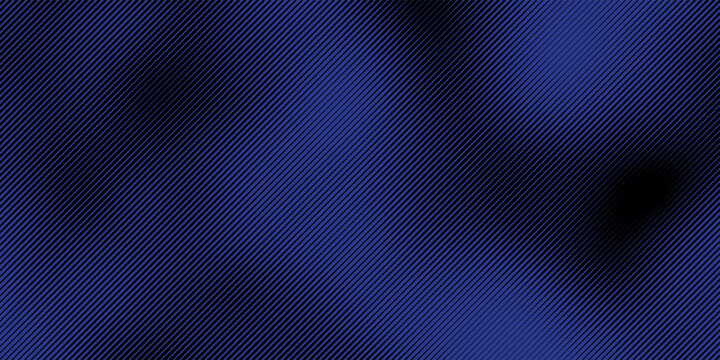 Sophisticated midnight blue gradient backdrop with precise black parallel stripes in a creative illustration eps10