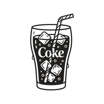 Coke outline icon.