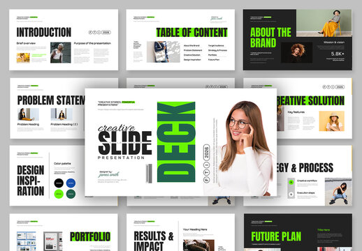 Creative Slide Deck Presentation Template