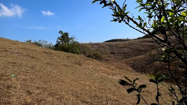 The panoramic hilly landscape of Parunthumpara, a tourist destination in Idukki, Kerala, India