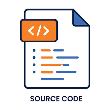 Software Development Source Code File and Programming Script Icon