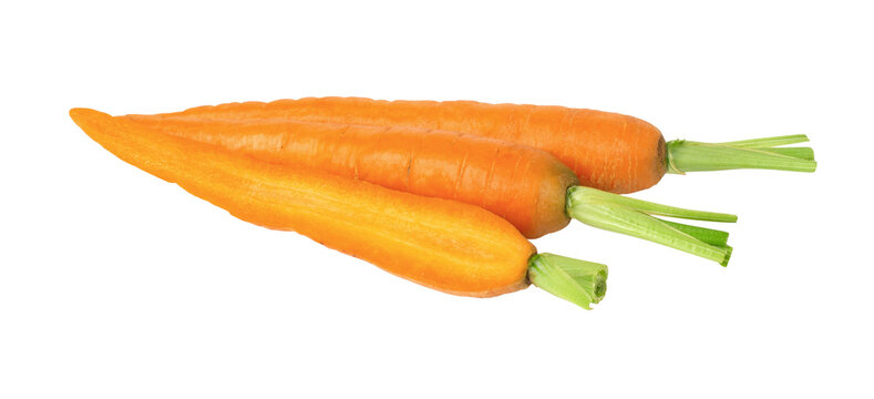carrot isolated on white