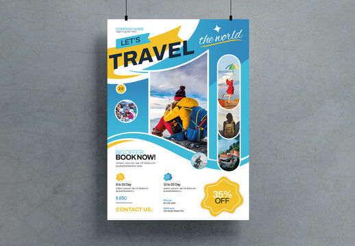 Travel Poster Layout Design