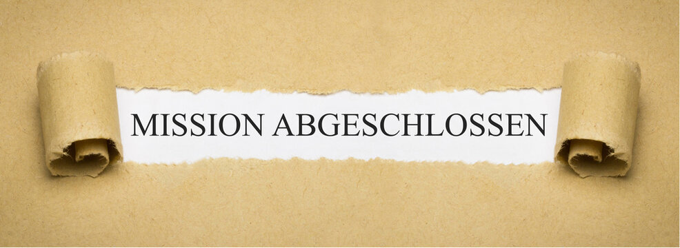 Mission abgeschlossen