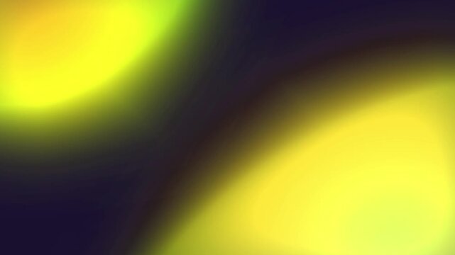Abstract yellow and black gradient motion video footage showing smooth flowing light waves for creative backgrounds