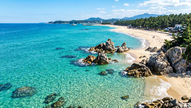 beach, sea, water, island, ocean, sand, landscape, summer, nature, 자연, 바다, 해변, 모래