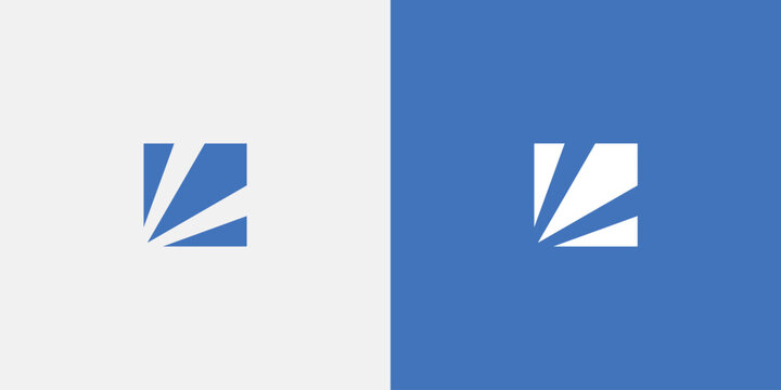 Abstract logo design with geometric shapes and a modern aesthetic.