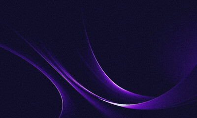 Purple glowing abstract light trails on dark background © MDBAKUL