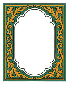 Ornate Vintage Decorative Border Frame