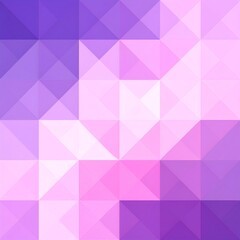 Obraz premium Abstract geometric background with shades of purple and pink triangles.