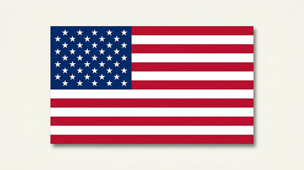 Fototapeta premium Flag of the united states of america, official design with 50 stars