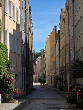 Burghausen Panorama Burg und Altstadt, Bayern, Deutschland