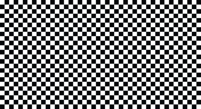 Black White Checkered Border. Black and white checkerboard frame. checkered race flag car finish or start.  Grunge checkered pattern with ornamental corners
