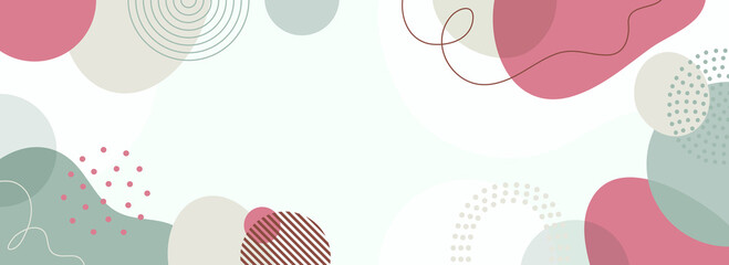 Naklejka premium Design banner background. Colorful poster art background.