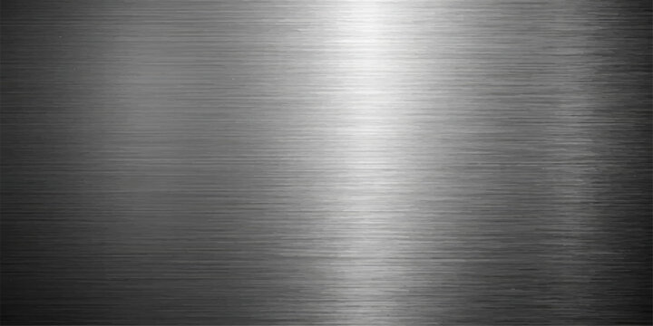Brushed metal surface with a bright reflection, exhibiting a textured metallic background suitable for industrial or technological applications.