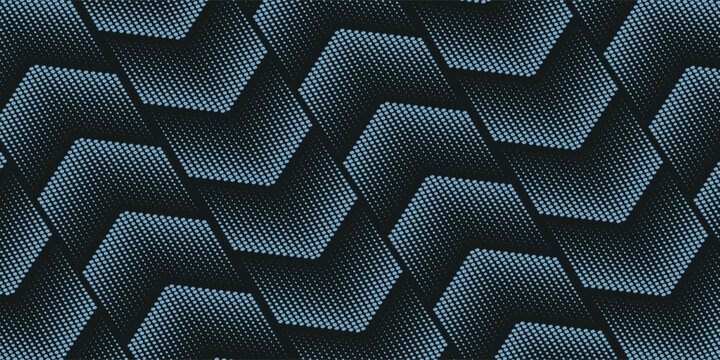 Seamless halftone hexagon shape dot pattern vector, Geometric Halftone Abstract pattern for Fabric and textile printing, sport jersey texture, wrapping paper, backdrops and packaging
