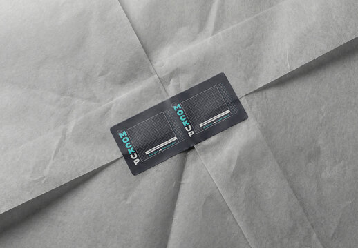 Sticker Closing Paper Mockup