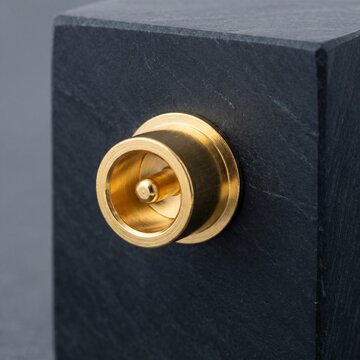 Analog Neural Network Connection Terminal with Brass Coaxial Port
