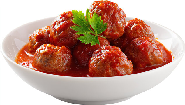 Meatballs with tomato sauce / Delicious homemade chicken or turkey meatballs with rice, vegetable and tomato sauce