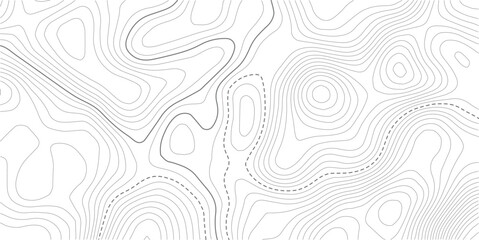 Retro topographic map. Geographic contour map. Grid geographic relief. Terrain path. Topography bg. Vector illustration art.  © MDSOHEL