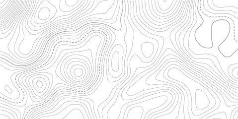 Retro topographic map. Geographic contour map. Grid geographic relief. Terrain path. Topography bg. Vector illustration art.  © MDSOHEL