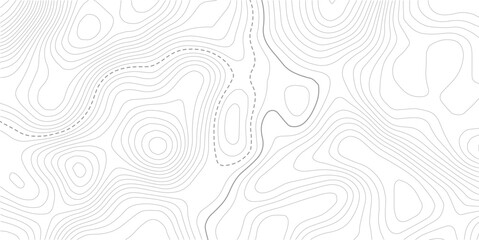 Retro topographic map. Geographic contour map. Grid geographic relief. Terrain path. Topography bg. Vector illustration art.  © MDSOHEL