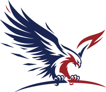 American Patriotic Eagle Special Force Logo 