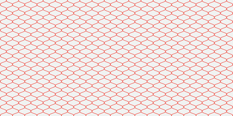 Mesh texture for fishing net. Seamless pattern for sportswear or football gates, volleyball net, basketball hoop, hockey, athletics. Abstract net background for sport. Vector © gacor