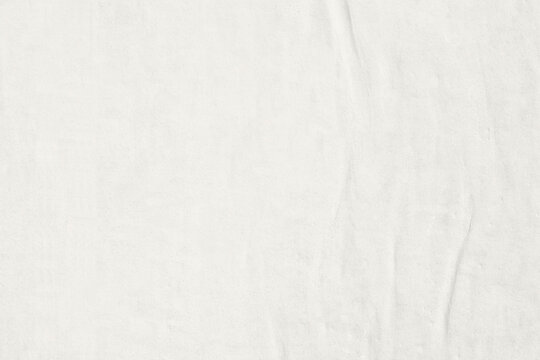 Blank white creased crumpled paper texture background old grunge ripped torn vintage collage posters placards empty space text backdrop	