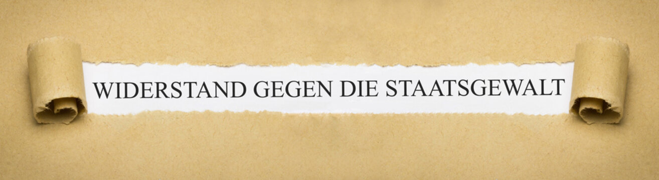 Widerstand gegen die Staatsgewalt