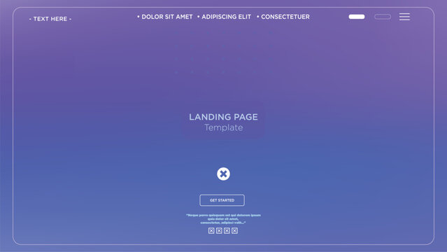 web site design template