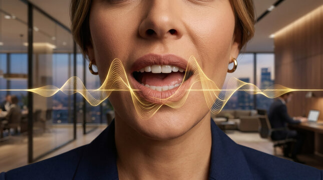 Woman Smiling With Dental Health Concept.