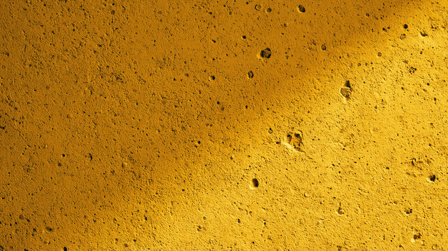 Contemporary Mustard Yellow Concrete Backdrop With Artistic Architectural Character