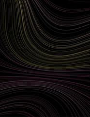 Obraz premium Abstract vector background with flowing yellow and pink wavy lines