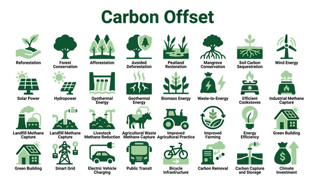 Carbon Offset Strategies Diverse Environmental Solutions for Climate Change Mitigation and Sustainability