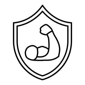 Immunity Vector Icon Design