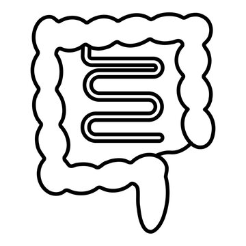 Intestines Vector Icon Design