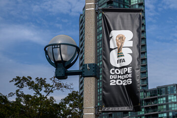 Naklejka premium Toronto street view during the FIFA World Cup 2026