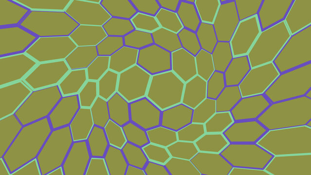 Abstract geometric pattern with hexagon shapes