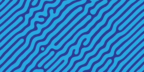 Obraz premium Biomorphic Blue Line Structure with Contemporary Visual Energy creative graphic design eps10