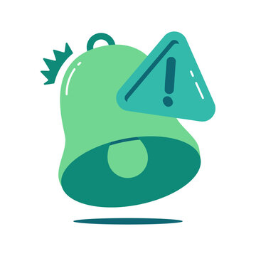 A unique design icon of notification error