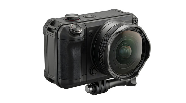 Rugged Action Camera with Wide Angle Lens