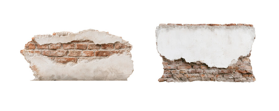 Detailed Textured Wall Backgrounds with Cracked and Peeling Paint
